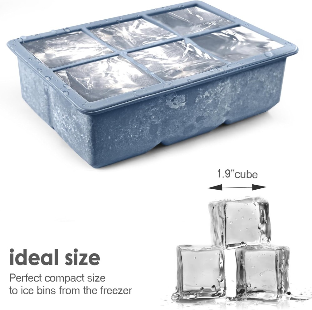 Large Silicone Ice Cube Trays  - Silicone Mold Tray recension och pris