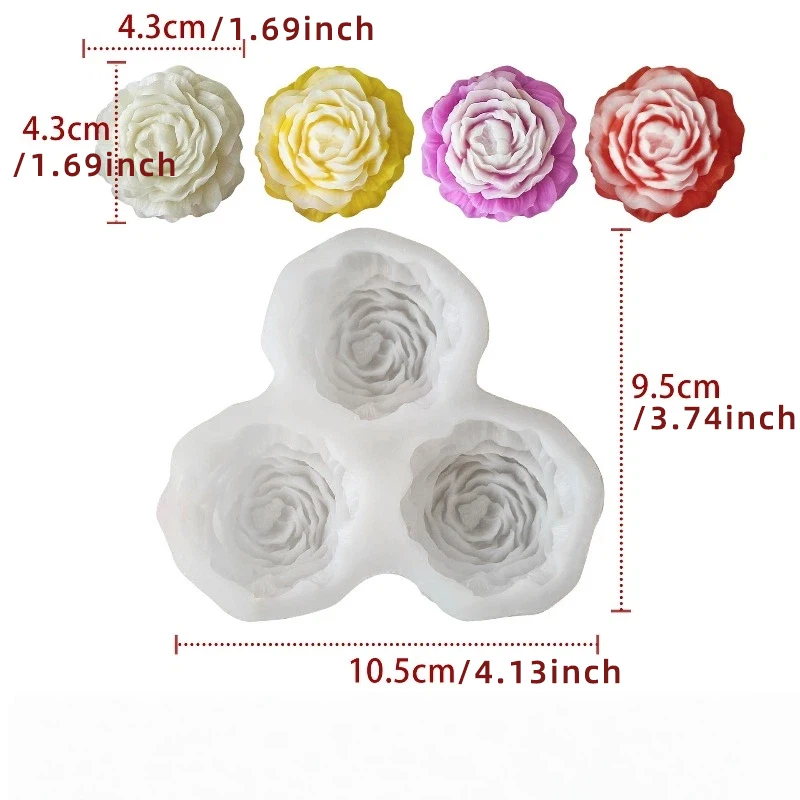 Peony Flower Candle Silicone M - Resin Craft Ideas recension och pris