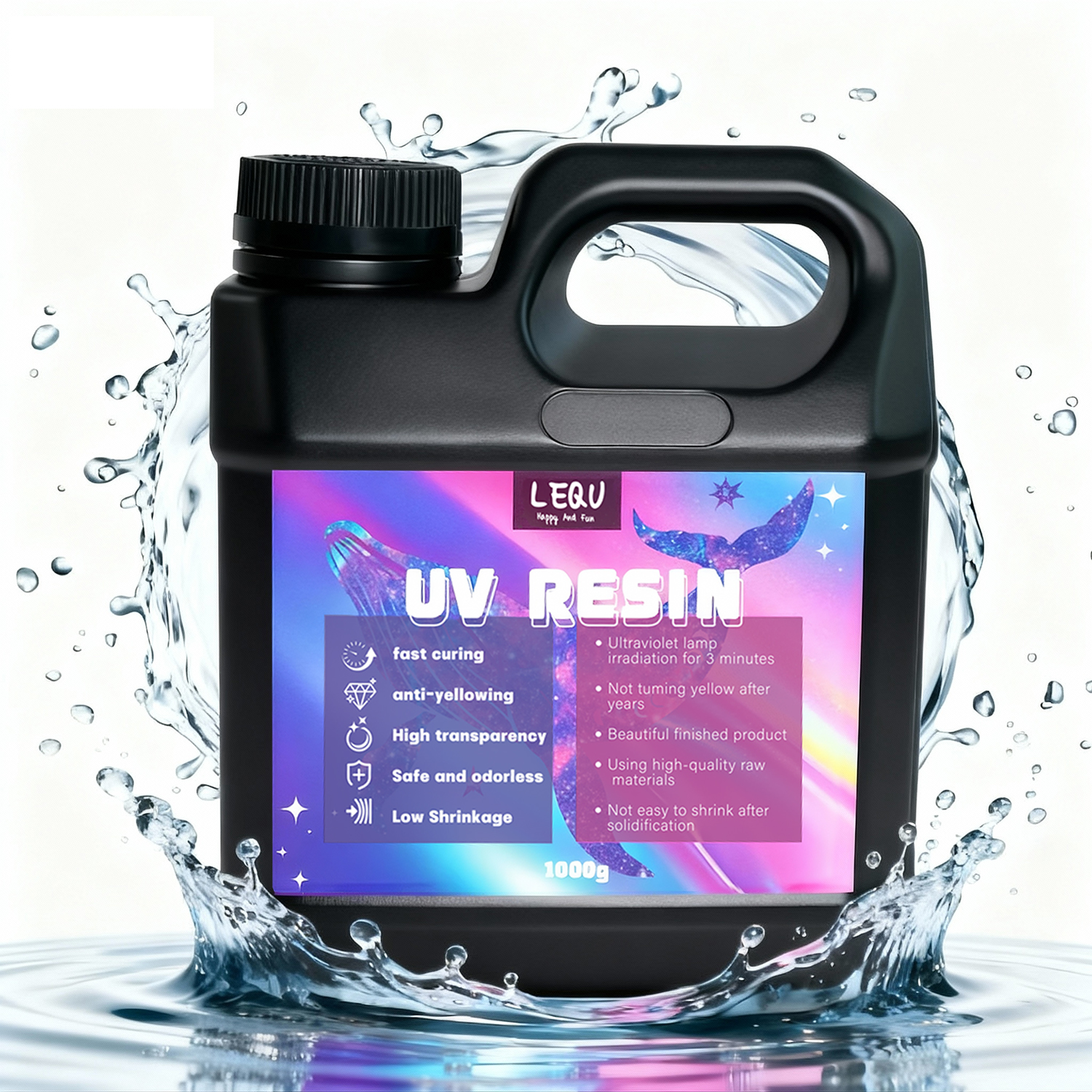 1000g UV Resin Crystal Clear H - Epoxy Uv Resin Kit recension och pris